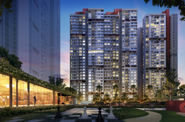 1 BHK, 2 BHK, 3 BHK flats in Kolshet Road, Thane.