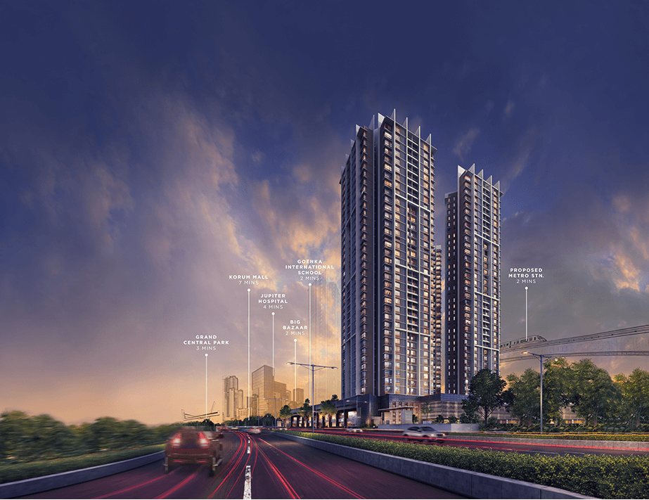 2 BHK flats in Kapurbawdi Thane.