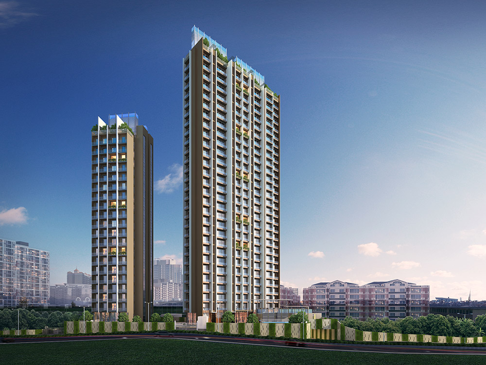 Neelkanth Lakeview - Residential, 3 & 4 BHK apartments in Pokharan Rd Number 2, Thane (w)